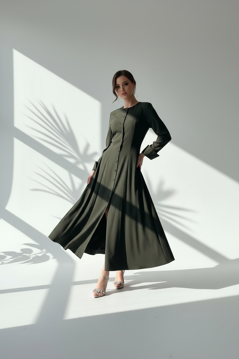 فستان نسائي كلوش