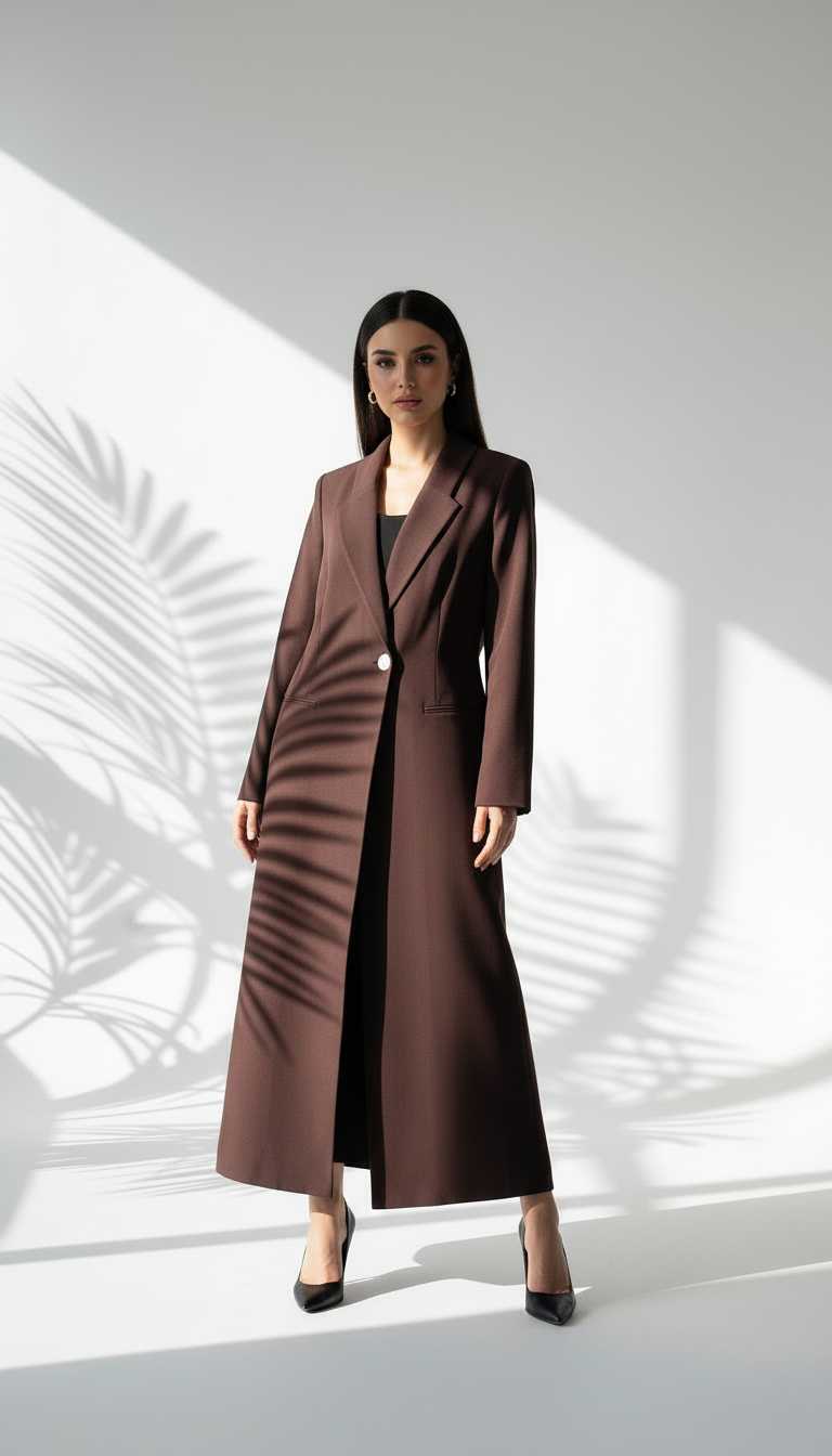 جاكيت نسائي مع زر