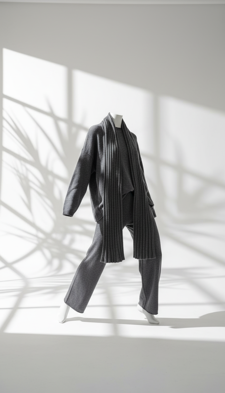 بدلة نسائي مع اسكارف