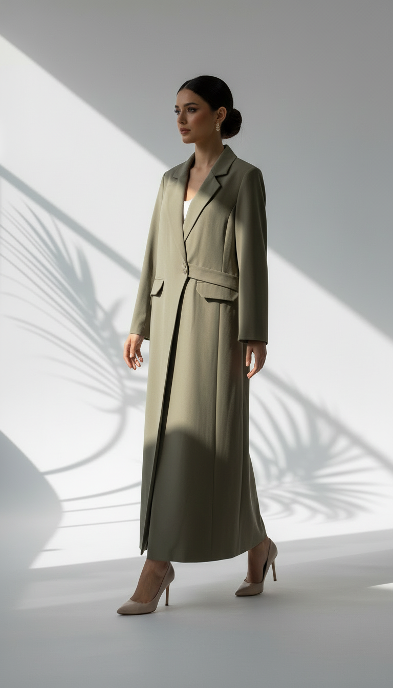 جاكيت نسائي بجيبين