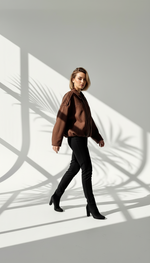 جاكيت قصير شامواة