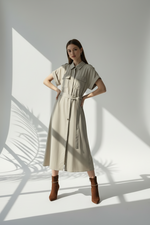 فستان نسائي بقصة قميصية