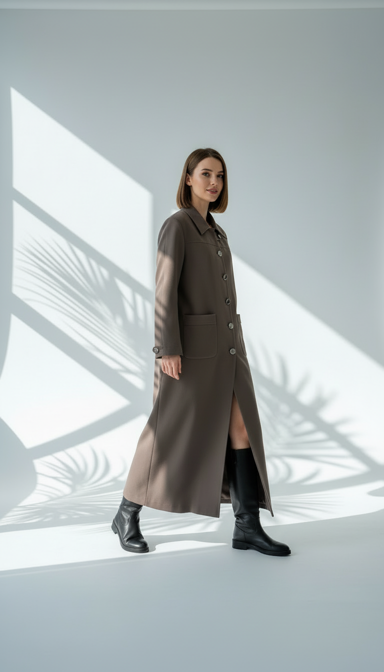 جاكيت نسائي طويل