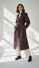 جاكيت نسائي طويل وراقي