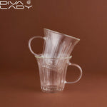 طقم مج زجاج 2 قطعة