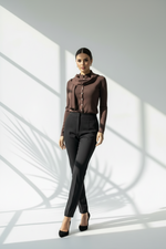 بلوزة نسائي مع اسكارف