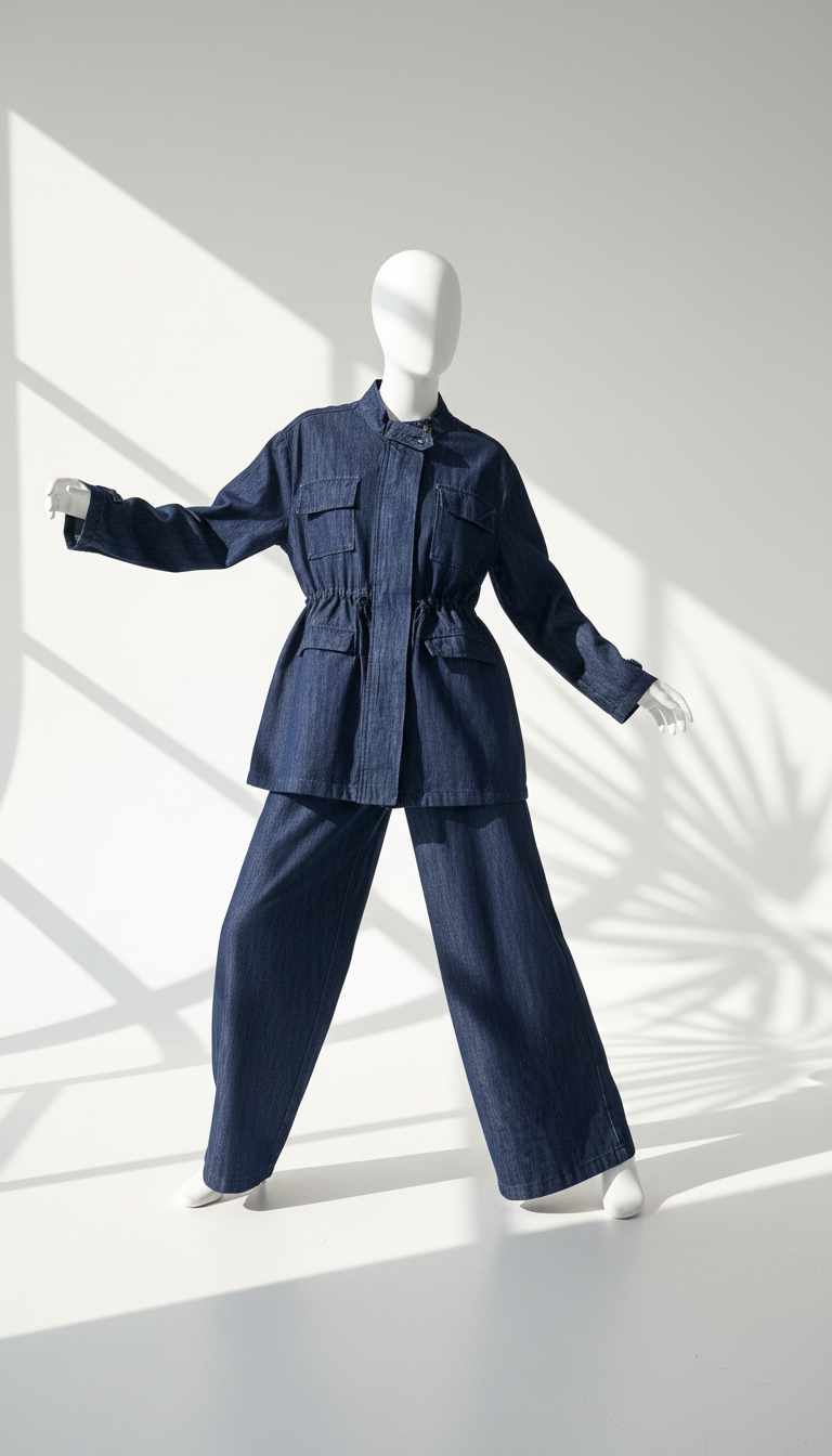 بدلة جينز نسائي