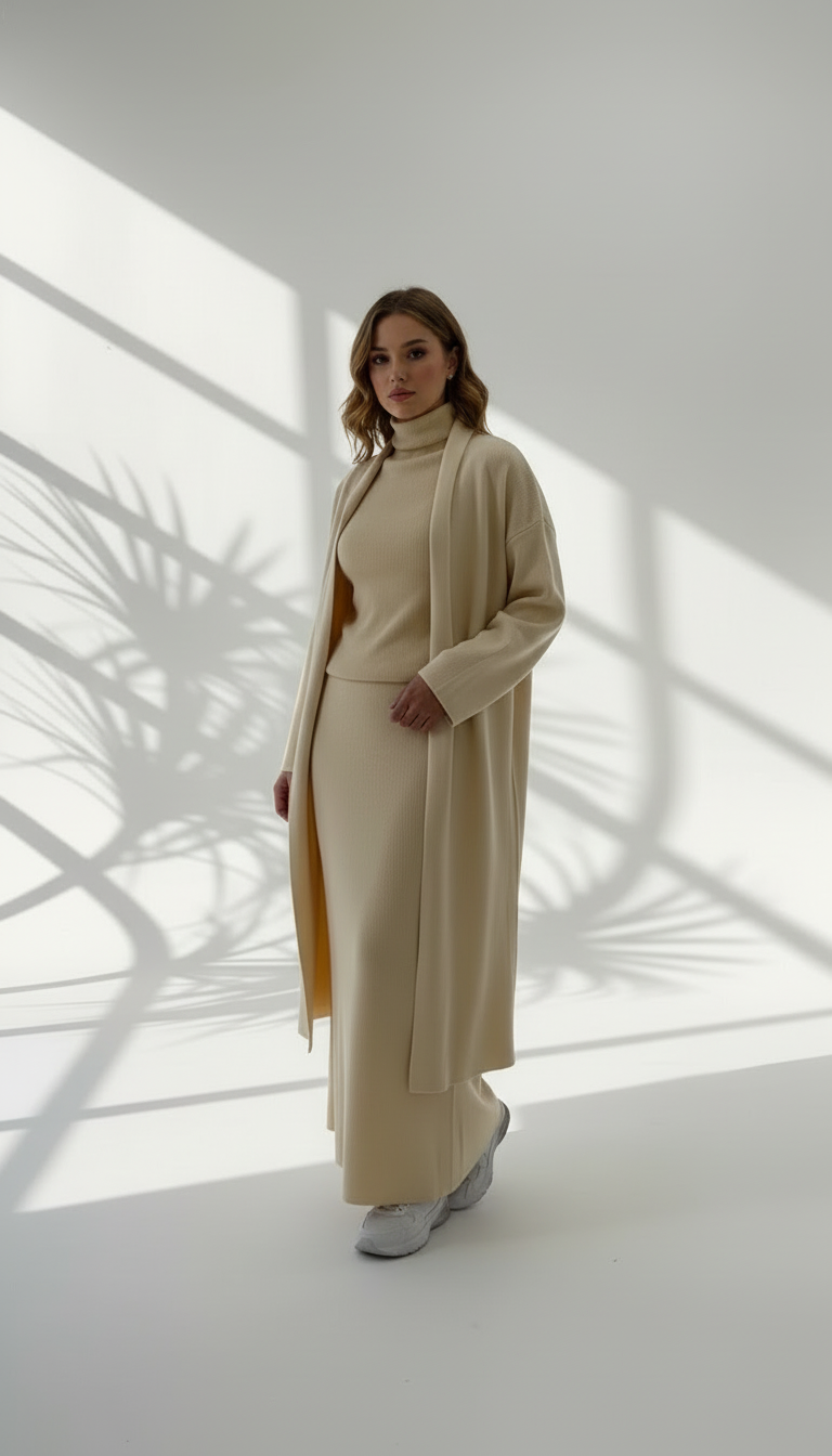 بدلة نسائي كارديغان  كلاسيكي