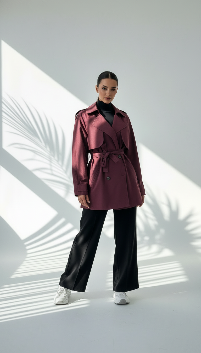 جاكيت نسائي بحزام