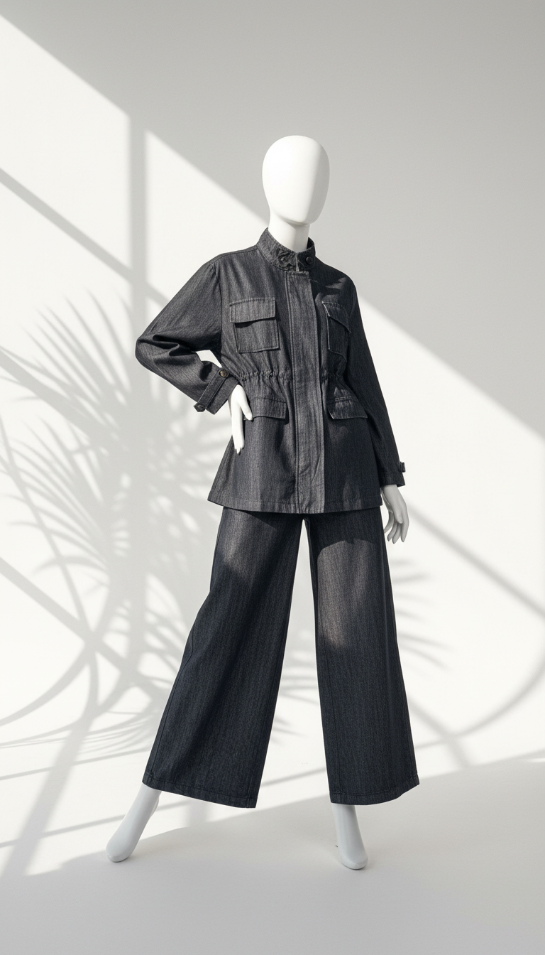 بدلة جينز نسائي