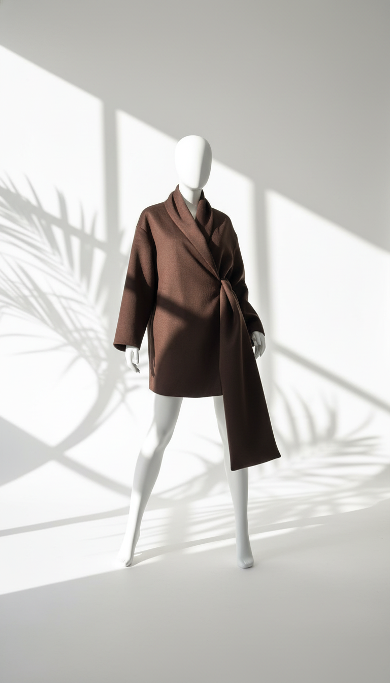 جاكيت مع اسكارف