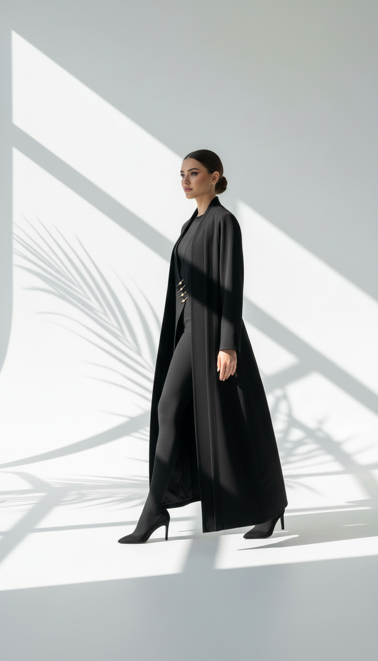 جاكيت نسائي طويل انيق