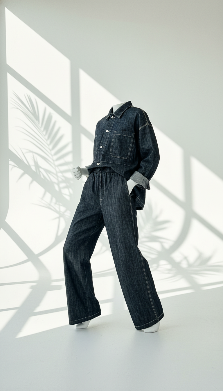 بدلة جينز نسائي