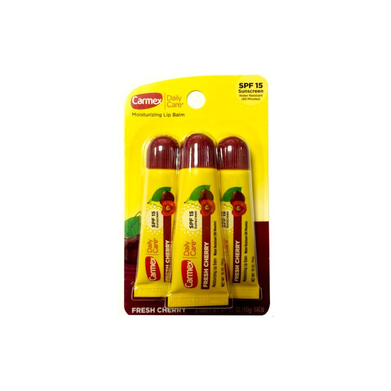 Carmex بلسم الشفاه بنكهة الكرز – 3 قطع