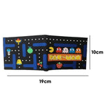 محفظة ثنائية الطي بتصميم ألعاب باك مان 23