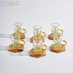 طقم استكانه وفناجين عربية 18 قطعة