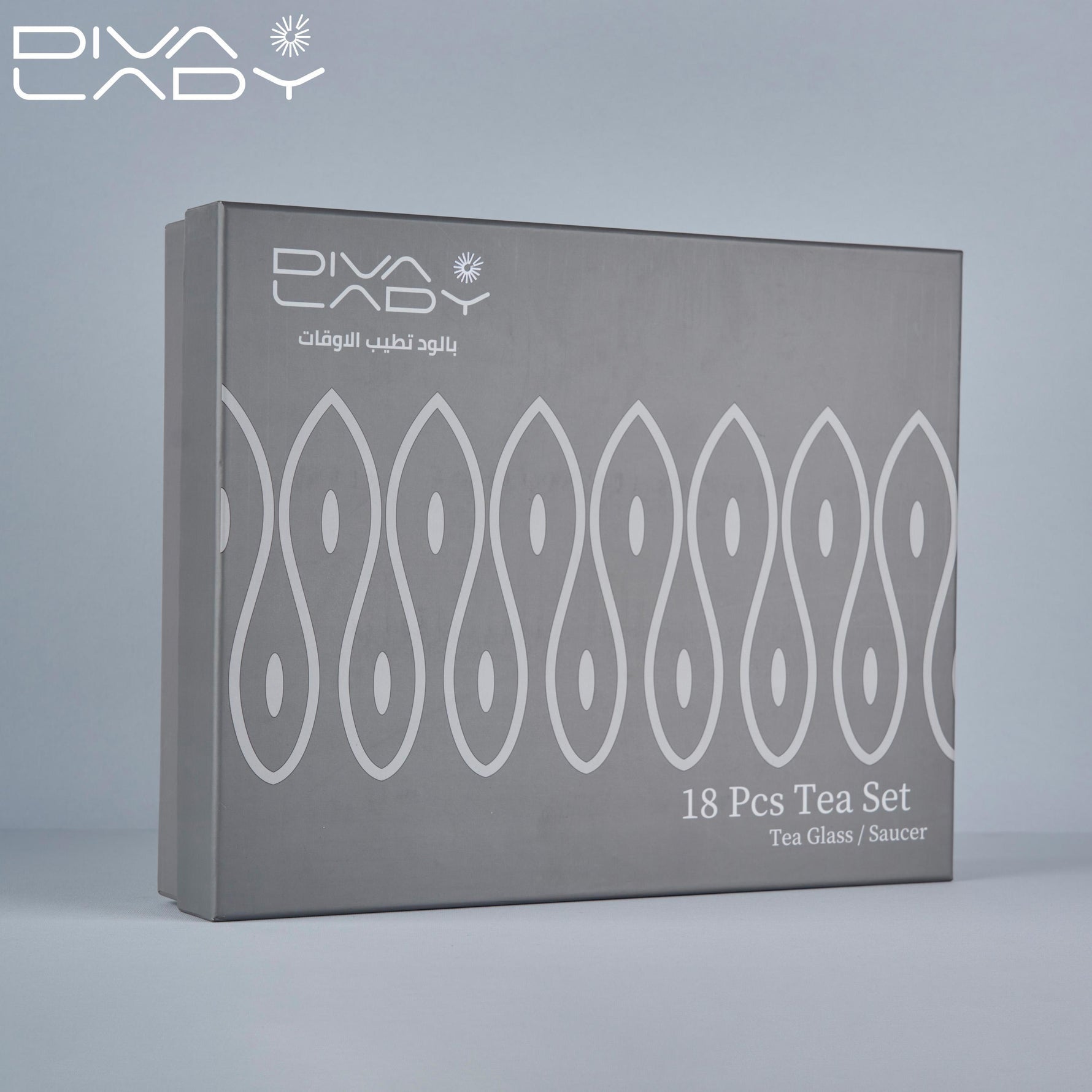 طقم استكانه وفنجان عدد ٦