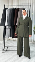 بدلة نسائي بردة صدرية