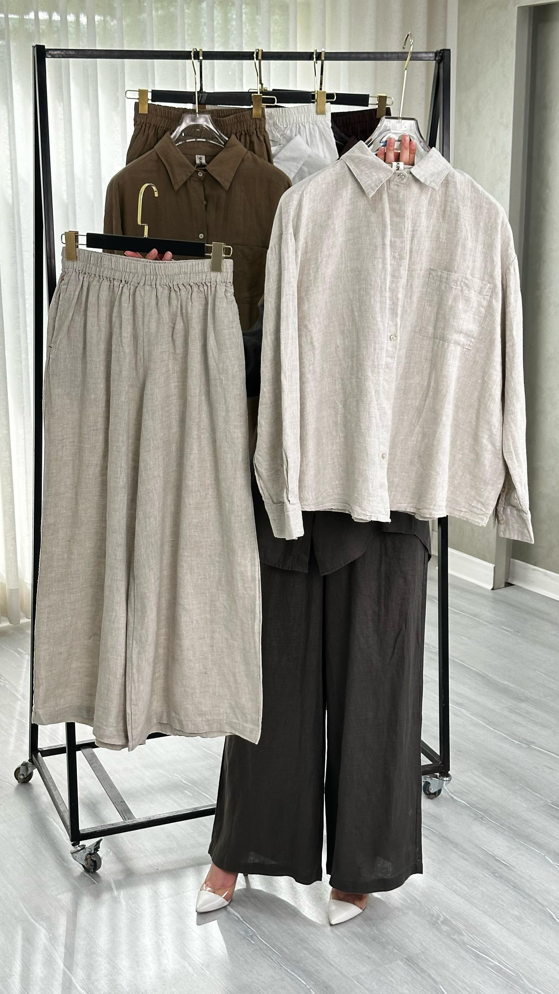 بدلة نسائي واسع انيق