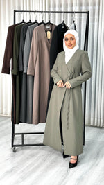 جاكيت نسائي لف طويل