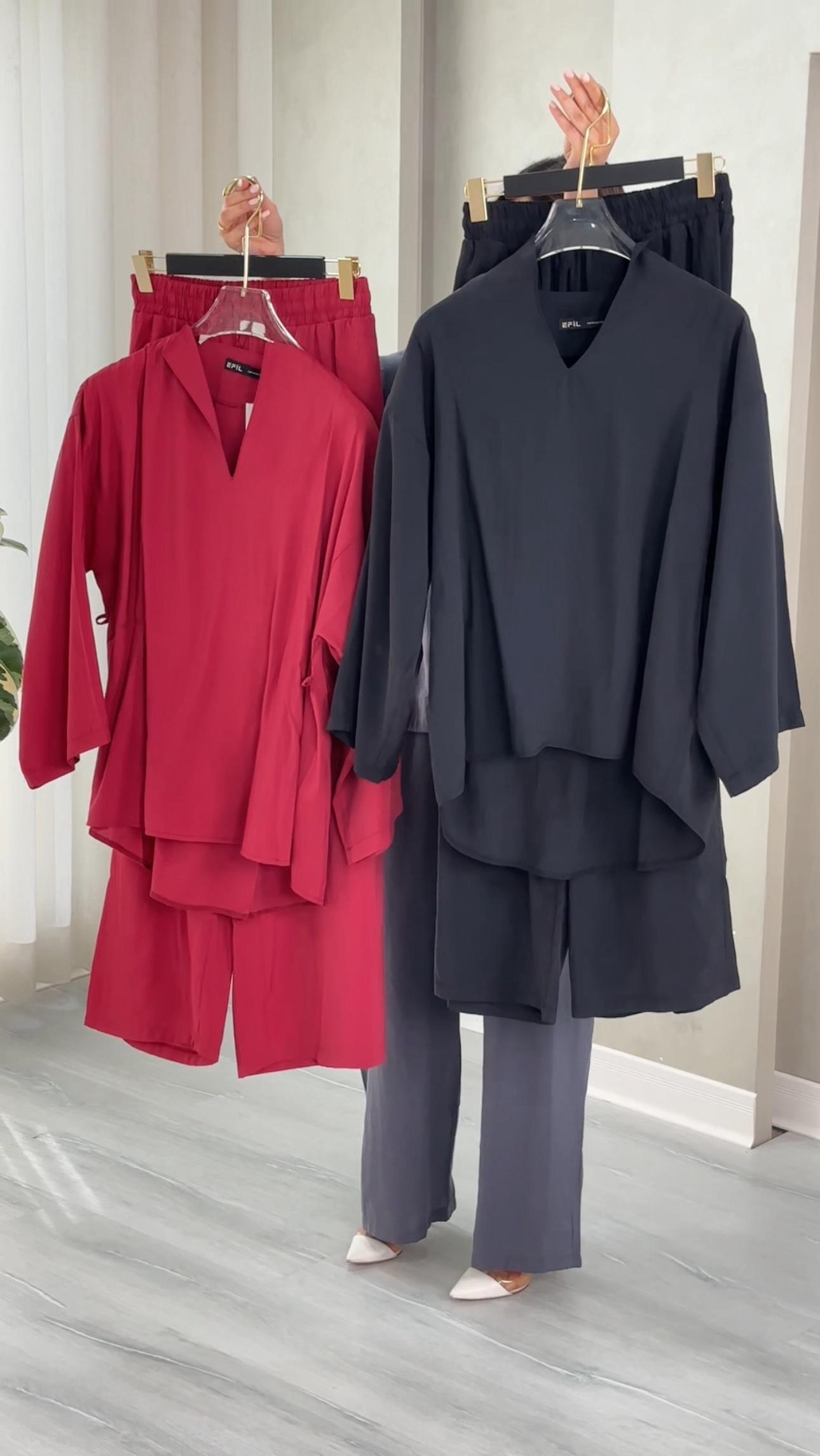 بدلة نسائي مزموم الخصر