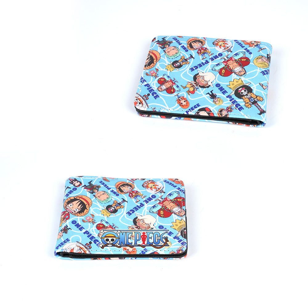 محفظة تصميم ملون بشخصيات لوفي