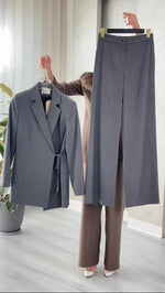 بدلة نسائي ربطة باكمام