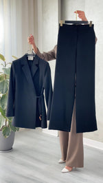 بدلة نسائي ربطة باكمام