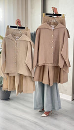 بدلة نسائي واسعة وفضفاضة