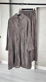 بدلة نسائي قميص طويل