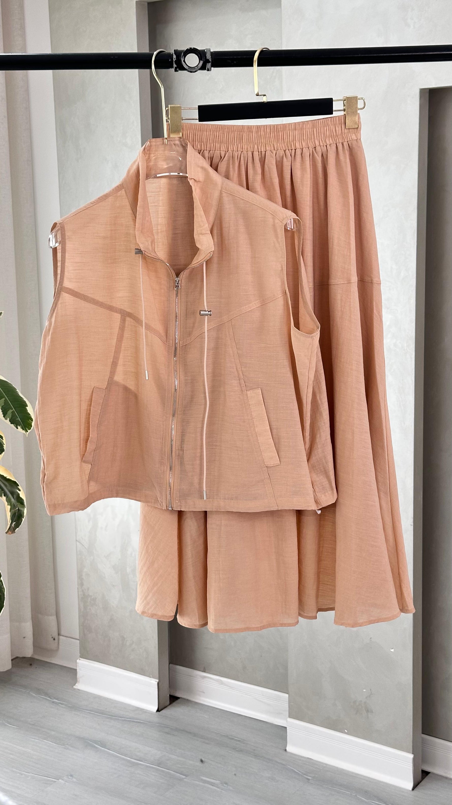 بدلة نسائي جاكيت حفر واسع