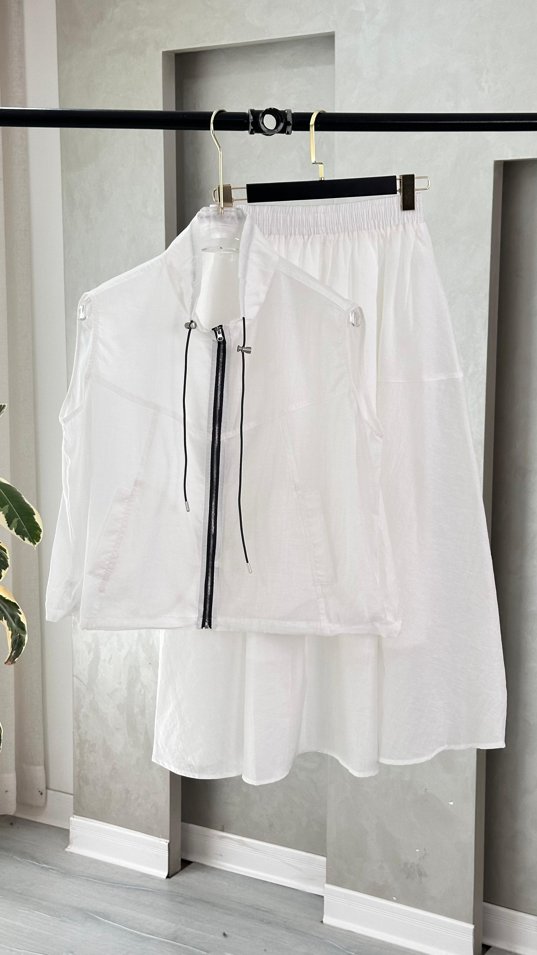 بدلة نسائي جاكيت حفر واسع