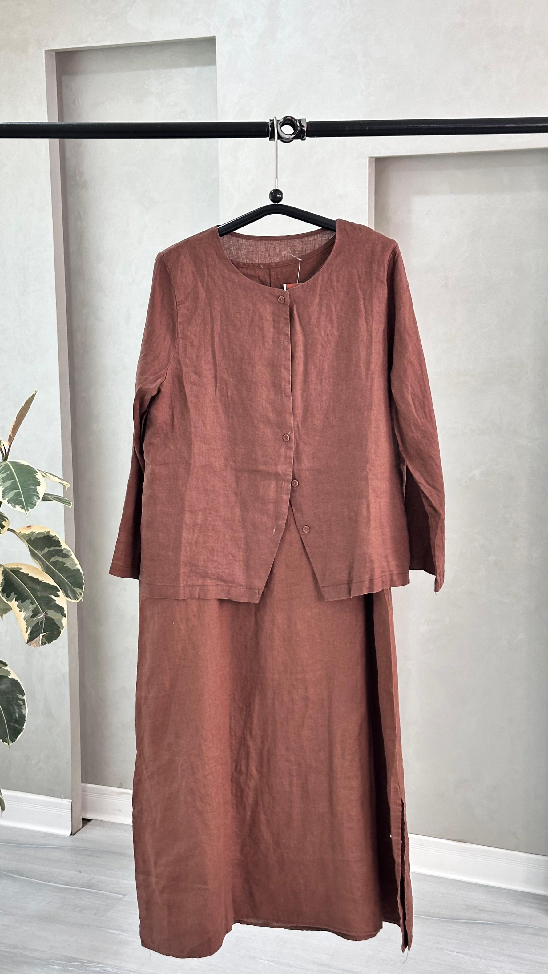 فستان مع جاكيت