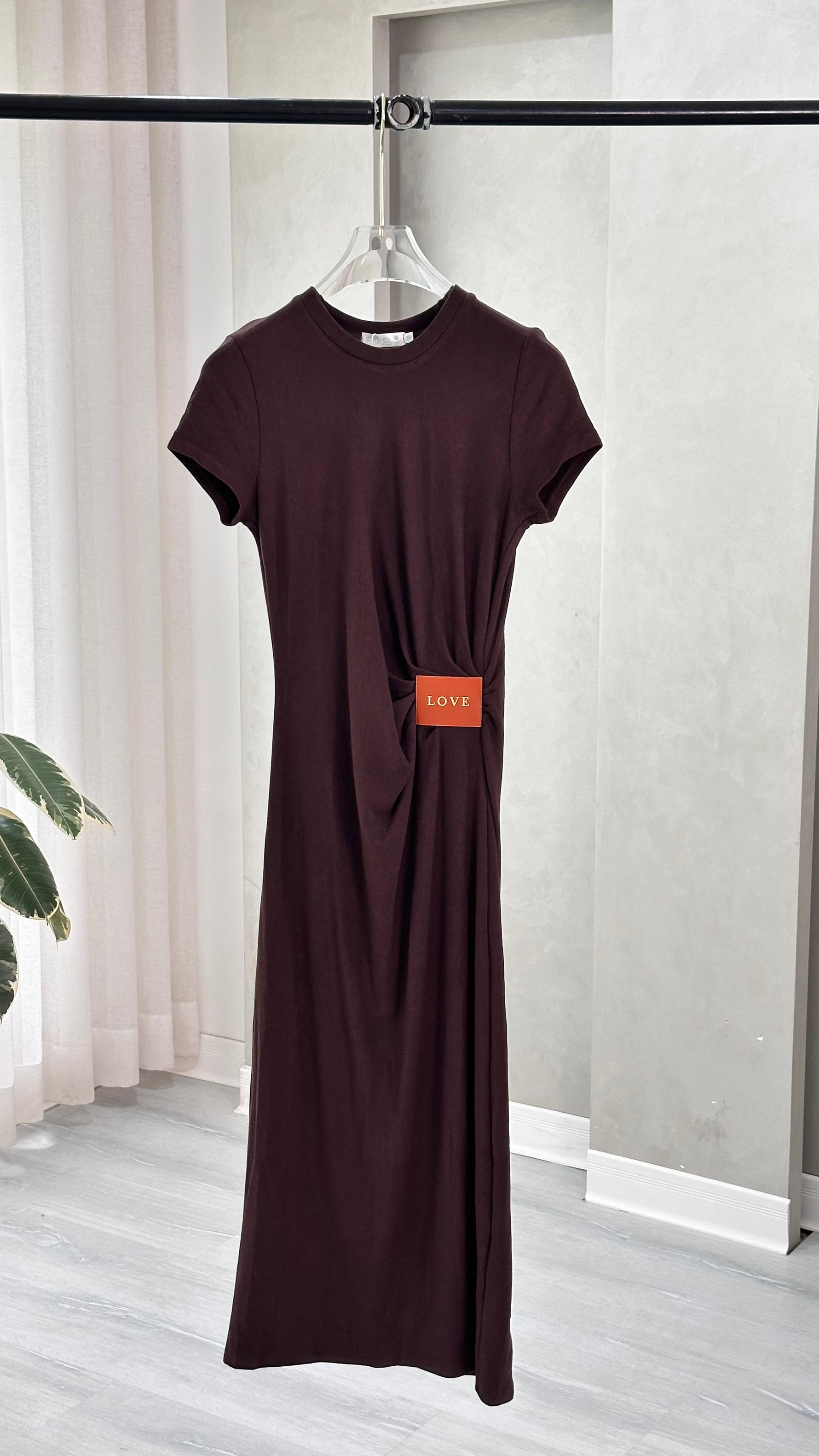 فستان ديق برباط جانبي