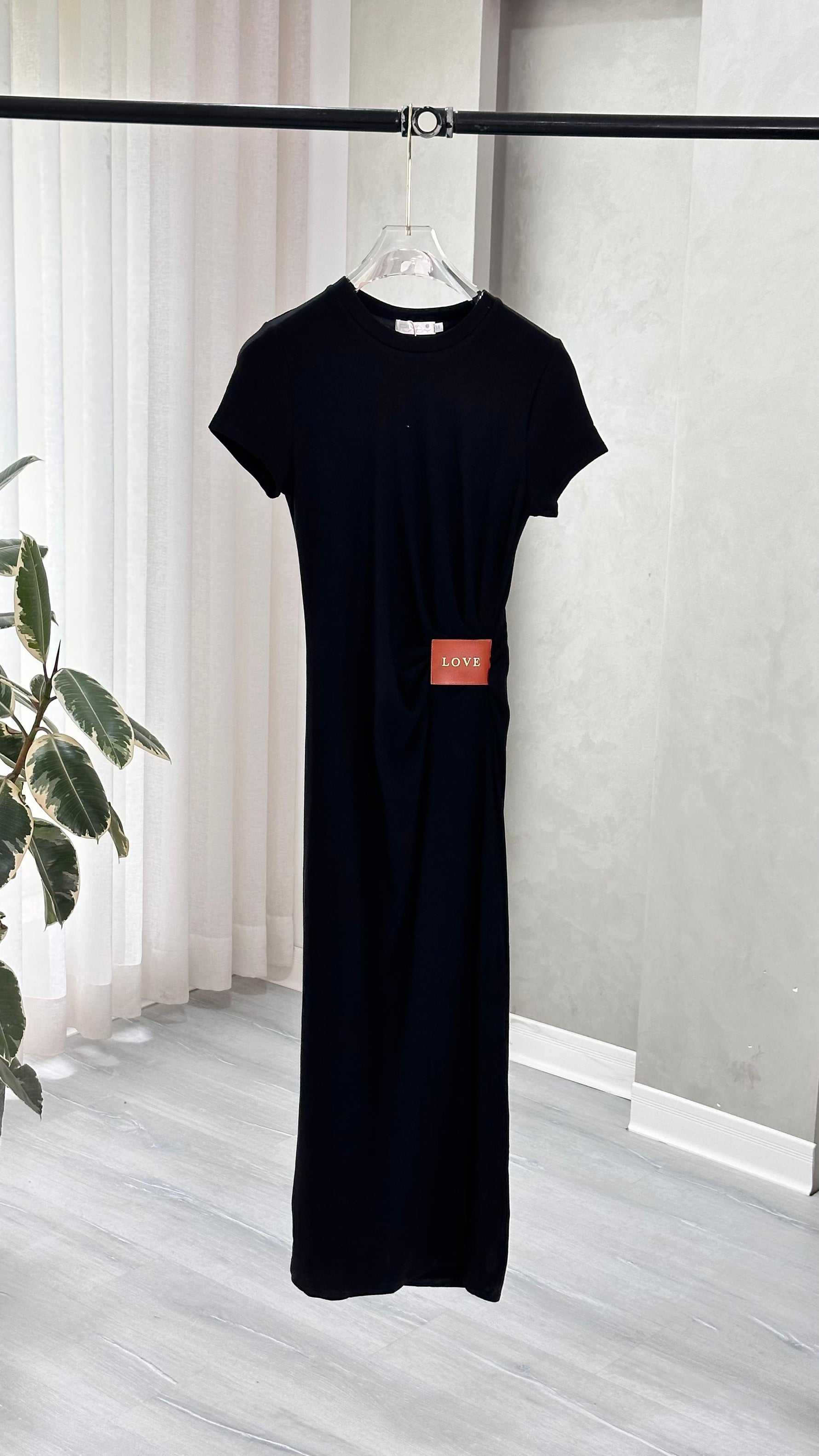 فستان ديق برباط جانبي