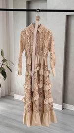 فستان نسائي مكشكش