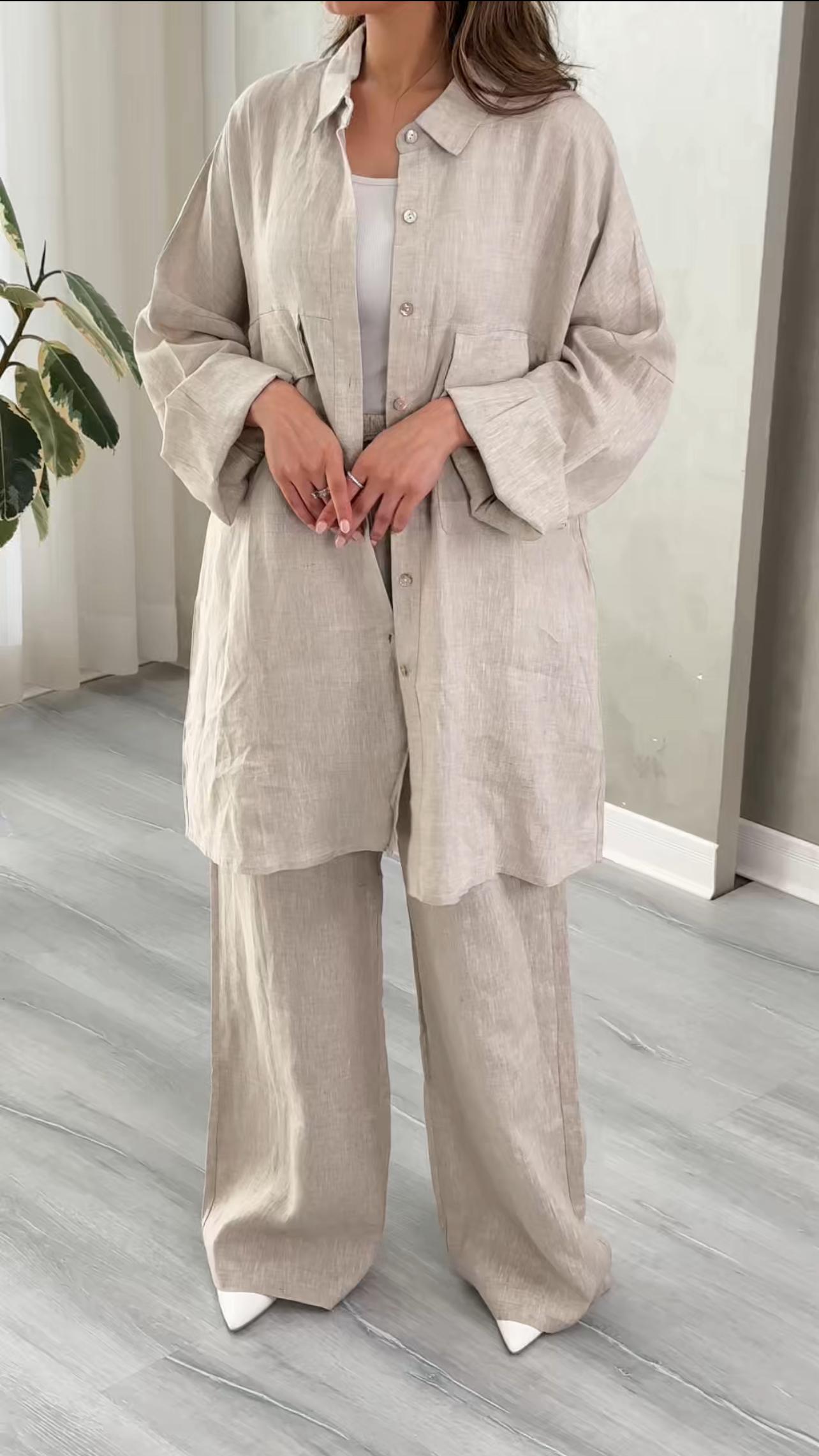 بدلة نسائي فضفاضة