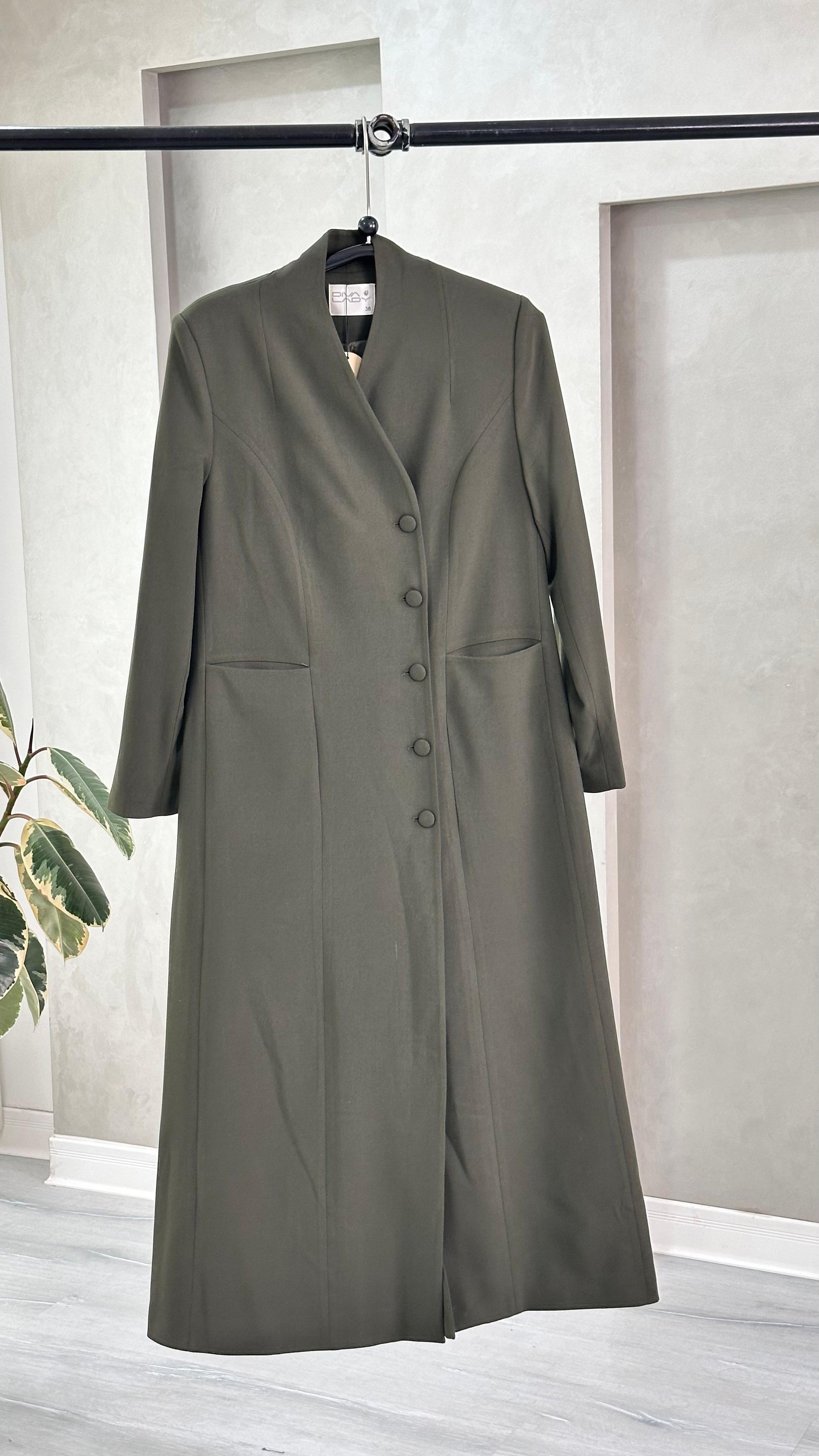 جاكيت نسائي ازرار جانبية