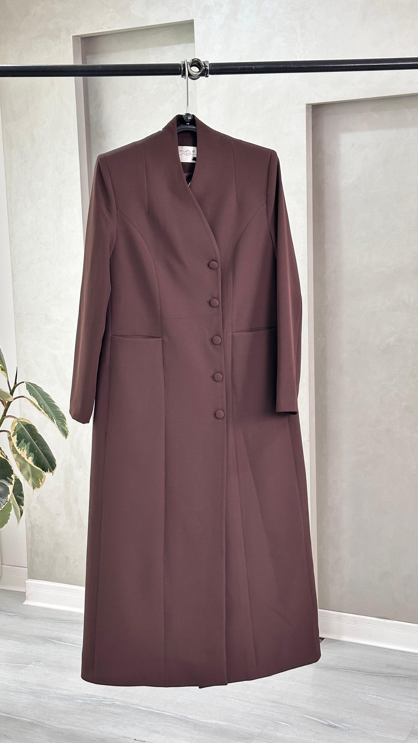 جاكيت نسائي ازرار جانبية