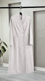 جاكيت نسائي ازرار جانبية