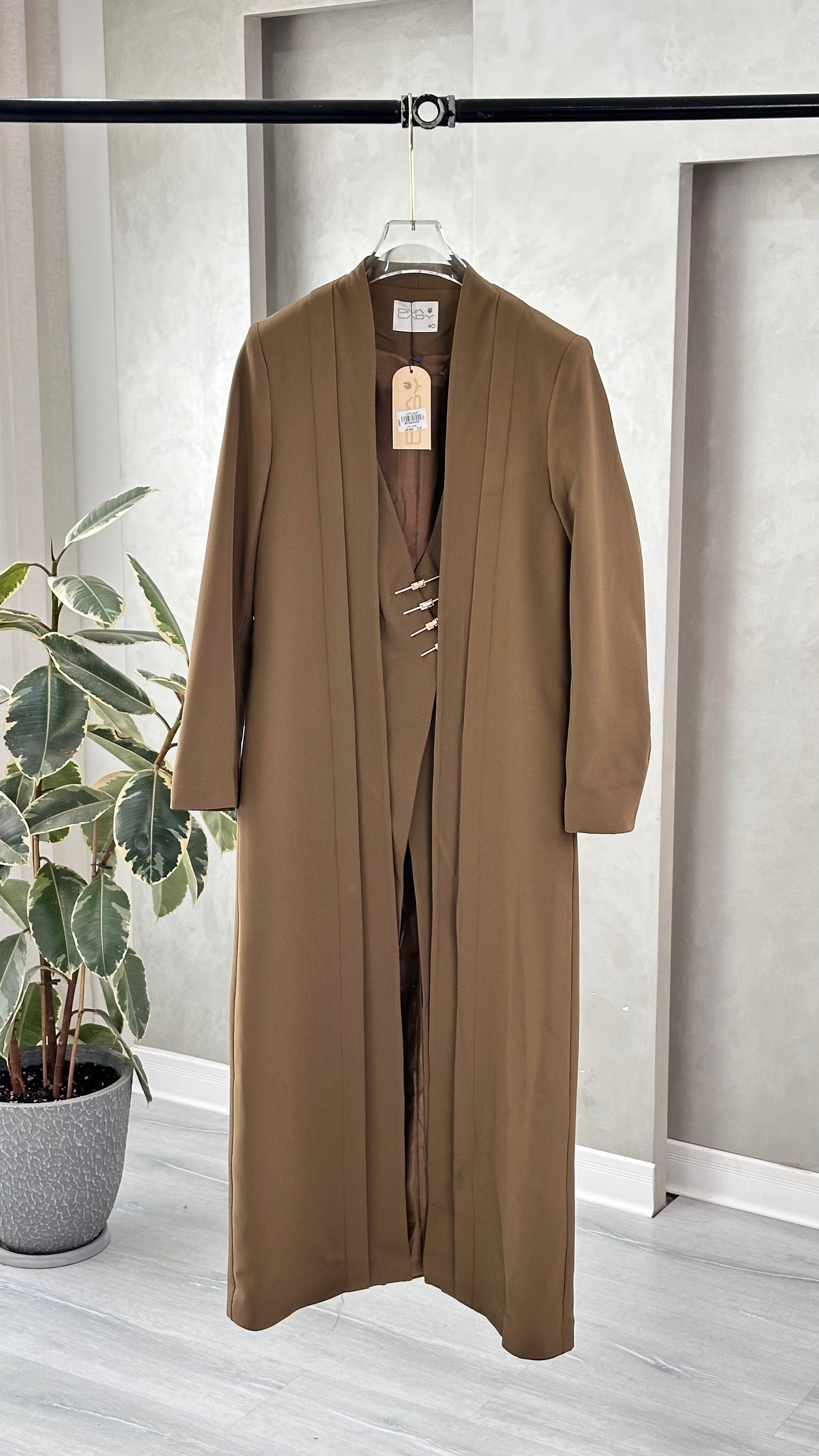 جاكيت نسائي طويل انيق