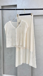 بدلة شبك تنورة