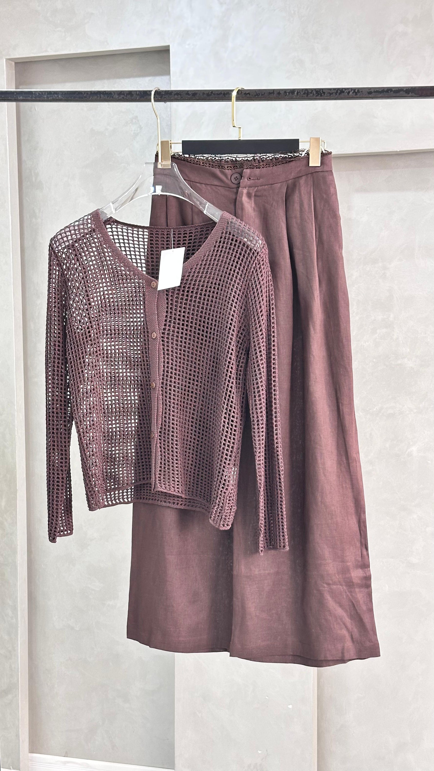 بدلة نسائي توب شبك