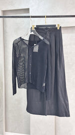 بدلة نسائي توب شبك