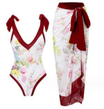 طقم مايوه بحمالات ربط