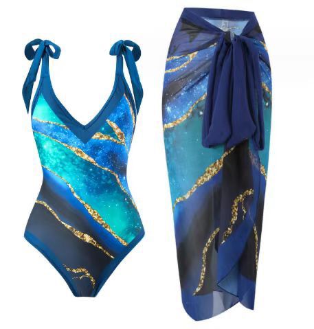 طقم مايوه بحمالات ربط