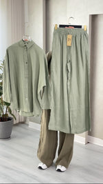 بدلة نسائي قميص وبنطال