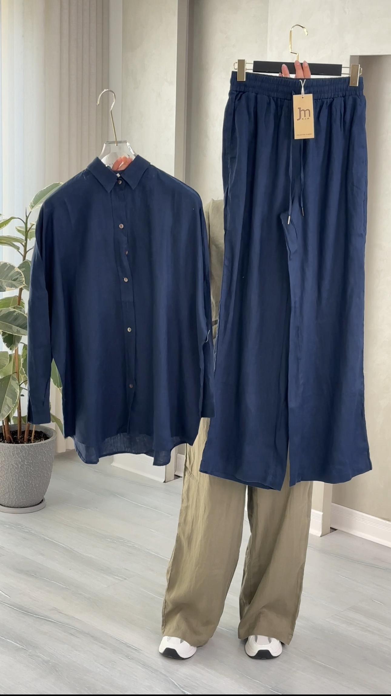 بدلة نسائي قميص وبنطال