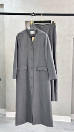 بدلة نسائى بجاكيت طويل