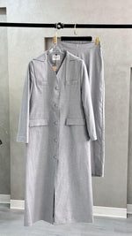 بدلة نسائى بجاكيت طويل